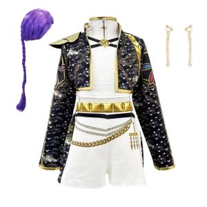 Kpop Girls Stage performance cos Halloween Carnival  theme party performance Idol Roleplay Fashion girls suits