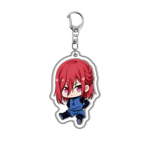 Bandai | Bộ Móc Khóa Acrylic Anime Blue Lock - Isagi Yoichi Chigiri Hyoma Bachira Meguru Charm Móc Khóa Anime Nhật Bản Bộ Sưu Tập