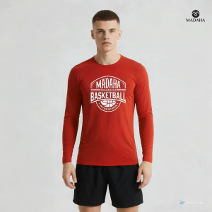 Madaha Kaos Baju Lengan Panjang Dry fit Jersey Olahraga Basket Basketball One Team One Dream