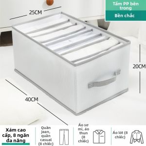 Hộp Lưu Trữ Vải Không Dệt Chống Bụi Dung Lượng Lớn Kiểu Ngăn Kéo