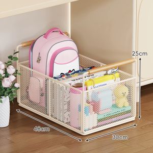 evesigar | Book Storage Rack Mobile Under Table