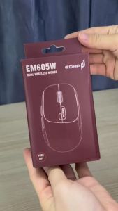 Chuột Công thái học EDra EM605W (Đen/ Trắng) - Chính hãng ( Bảo hành 24 Tháng)