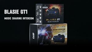 BLAISE GT1 Intercom Helm Waterproof Musik Sharing Interkom Mic Helm Intercom 2 orang Bluetooth Helm