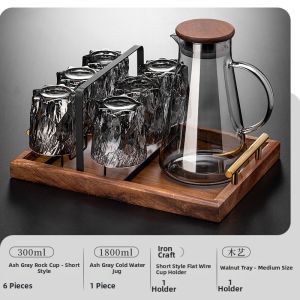 Elegant Retro Engraved Glass Cup
