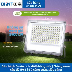 CHNT | Đèn Pha LED Chống Nước Ngoài Trời