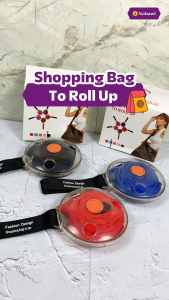 Tas Travel Gulung Tas Belanja Lipat Praktis Shopping Bag Roll Tas Portable Perlengkapan Haji Umroh Nabawi Jakarta