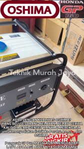 OSHIMA Genset OH3500CE Genset Bensin 2200 watt Generator Listrik OH 3500CE Honda GP160 5.5 HP Jepang
