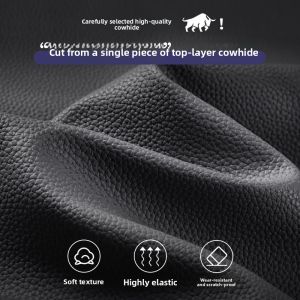 Genuine Leather Short Wallet for Men Top Layer Cowhide Integrated Driver License Card Holder New 2025 Model Vintage Style