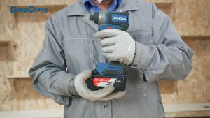 Mesin Bor Obeng Cordless Brushless Impact Driver 20V DongCheng DCPL165 EM DCPL 165