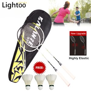 Badminton Original Racket Set: Professional Iron Alloy & High Tension Racquets