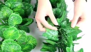2.4m Balcony Loft Decor Green Radish Plant Grape Ivy Leaf Artificial Flower Wall Hanging Rattan Vine Garland DIY Decoration Wreath