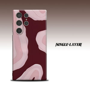 Wine Swirl For Samsung Galaxy S26 S25 S24 A56 A36 Dual Layer Luxury Fashion Full Lens Protective Case