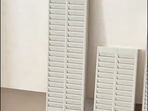24 Pocket Time Card Holder Wall Mount DTR Rack for Office Factory Attendance