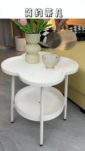 โต๊ะข้างโซฟา2ชั้น โต๊ะข้างเตียงมินิมอล ชั้นวางของข้างโซฟาโต๊ะข้างโซฟา2ชั้น โต๊ะข้างเตียงมินิมอล(Delin store)