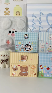 ✨New Arrival✨ INS Style Cute Portable Gift Snacks Lollipop Sweet Chocolate Goodies Box With Handle Hadiah Kotak