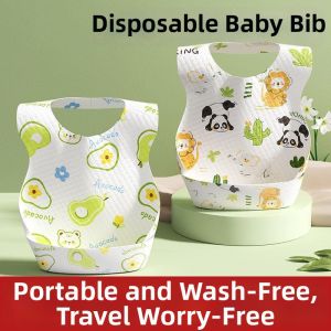 KUWUBIANJING | Disposable Feeding Bib for Babies