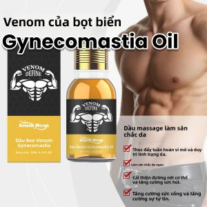 Dầu Trị Chứng Tăng Trưởng Tuyến Vú Nam Giới Bee Venom Serum Làm Săn Chắc Ngực Nam Dầu Massage Ngực Nam Dưỡng Ẩm Toàn Thân Chiết Xuất Từ Thực Vật Tự Nhiên 15ml