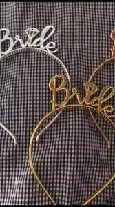 Bando Bride To Be Crown Bridal Shower Glossy