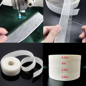 Fishbone Boning Lining Cloth Webbing Strap Support Tape for Wedding Dress Edge Sewing DIY Skirts Corset Bodice Bustier Fabric