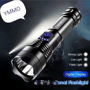 Multifunctional Flashlight Mini Flashlight Warning Light Zoom-able Flashlight Strong Bright Light Outdoor Waterproof Torchlight Portable Home Emergency Lamp Telescopic Focusing Penlight with Magnetic Power Alert Function