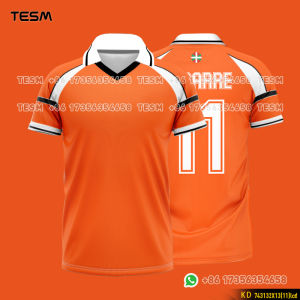 TESM Men Polo Shirt Breathable Football Sports T-Shirt Gym Workout Top Summer Street Collared Casual Tee