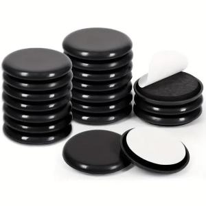 20/60PCS Feet Glider Sliding Pads Home Furniture Sliders Furniture Sliders PE Round Floor Mover Pads For Household Hardware