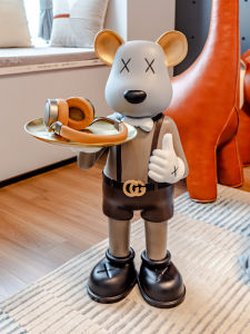 Creative Bear Coffee Table Accessible Luxury Cartoon Living Room Sofa Side Side Table Side Cabinet Side Cabinet Side Cabinet Corner Table Bedroom Bedside Side Table