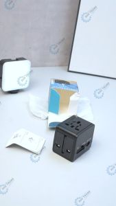Ổ cắm điện du lịch 1500W đa năng có sạc nhanh chuẩn PD 20W chuyển đổi đủ loại chân cắm vỏ nhựa ABS chắc chắn - 826