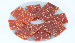 【500g/bag】Premium Honey Pork Jerky Snack Hand-Torn Savory Delight Ideal for Late Night Meals