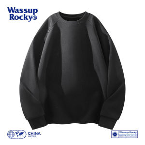 Wassup Rocky Student Heavy Weight Dralon Long Sleeve Crew Neck Sweater Male New Arrival Spring and Autumn Loose Casual Top