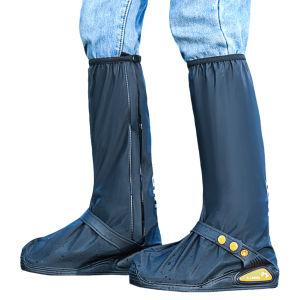 【HOSPORT】Waterproof Shoe Covers Rain Shoe Covers Reflective Rain Shoes Galoshes Rain Boots Over Shoes for Rainy Day