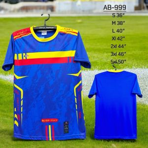 AB 999เสื้อกีฬาคอกลมพิมพ์ลายราคาถูก