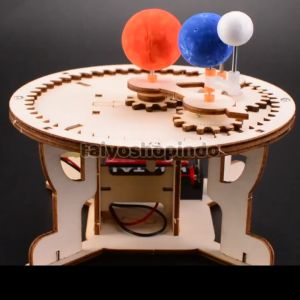 TAIYO Stem DIY Wooden Sun Earth Moon Model Planet Kayu Matahari Bumi Bulan Set Science Sains Edukasi