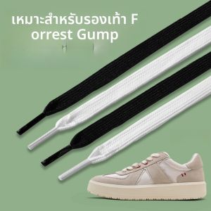 XIANZHAO | เชือกผูกรองเท้ากีฬาแบบแบนสีขาวสำหรับผู้หญิง รองเท้าลำลอง ด้านล่างยางกันลื่น ด้านบนผ้าฝ้าย รองเท้าบอร์ดแบบสวมสบาย