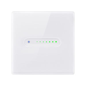 AVATTO Tuya WiFi Smart Dimmer Switch EU 1/2 Gang Touch Light Switch Glass Panel APP Remote Control Works With Alexa Google Home