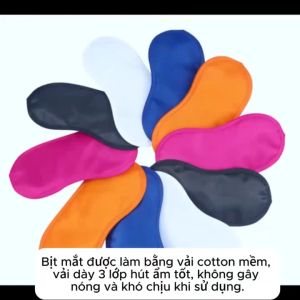 Miếng che mắt bịt mắt ngủ trưa ngủ văn phòng chống chói sáng và thoáng khí G503-BitMatNgu