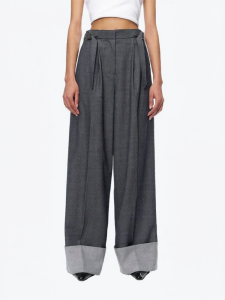 ANN ANDELMAN | Women Loose Hem Denim Trousers