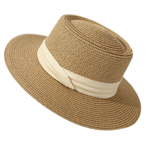 Cgediao | Vintage Style Straw Sun Hat Wide Brim