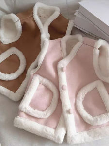 Girls Autumn Winter Warm Padded Vest