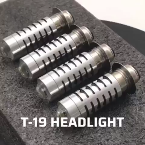 MOTEX Killer Headlight Bulb T19/H4 led light for Motorcycl 12V Universal With Blue Parklight