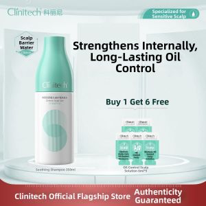 Clinitech | Oil Control Artemisia Scalp Treatment 128ml Shampoo 250ml