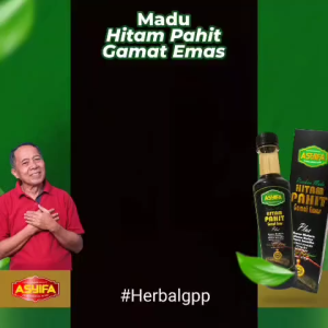 Madu Hitam Pahit Gamat Emas Asyifa 470 gr