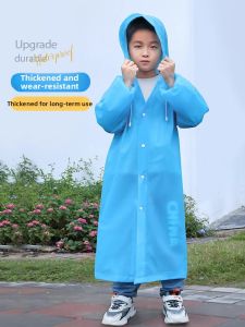 MONLEYTA | Thickened Long Childrens Disposable Raincoat Transparent Portable Rainwear For Boys And Girls Waterproof Full-body Rain Poncho