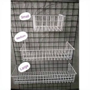 Wire Mesh Hanging Basket Open Hanging Basket Storage Basket for Sari sari Store Wire Mesh Basket
