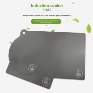 Heat Resistant Silicone Mat Anti-Scalding Oil Proof Protection Pad for Induction Cooker Korean Style round Kitchen Dining Table