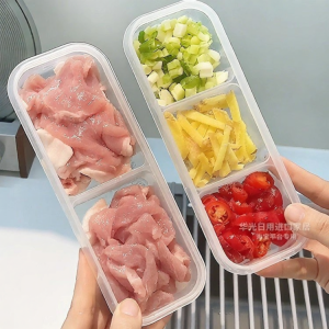 Slim Space Fridge Storage Box for Freezing Food