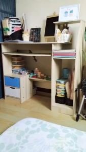EURAKE Simple Computer Desk Home Office Table Furniture Study Desk Student Bedroom Study Writing