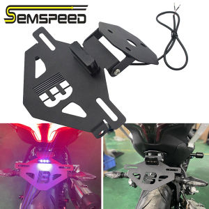 SEMSPEED รถจักรยานยนต์ด้านหลังป้ายทะเบียน Fender Tail Tidy Bracket สำหรับ CFMOTO 450SR 2022-2023