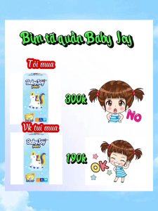 Tã Quần BabyJoy Siêu Mềm Siêu Nhẹ Cho Bé Từ 6 Kg Đến 20 Kg - Tã Quần Chính Hãng Thương Hiệu Bobby Unicharm - Thanh Ngân Store