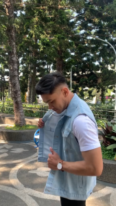 Rompi Jeans Jumbo Big Size Pria Wanita M-3XL // Rompi Jeans Oversize